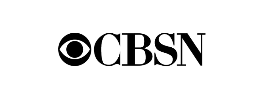a logo of CBSN